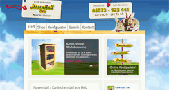 Desktop Screenshot of hasenstall-bau.de